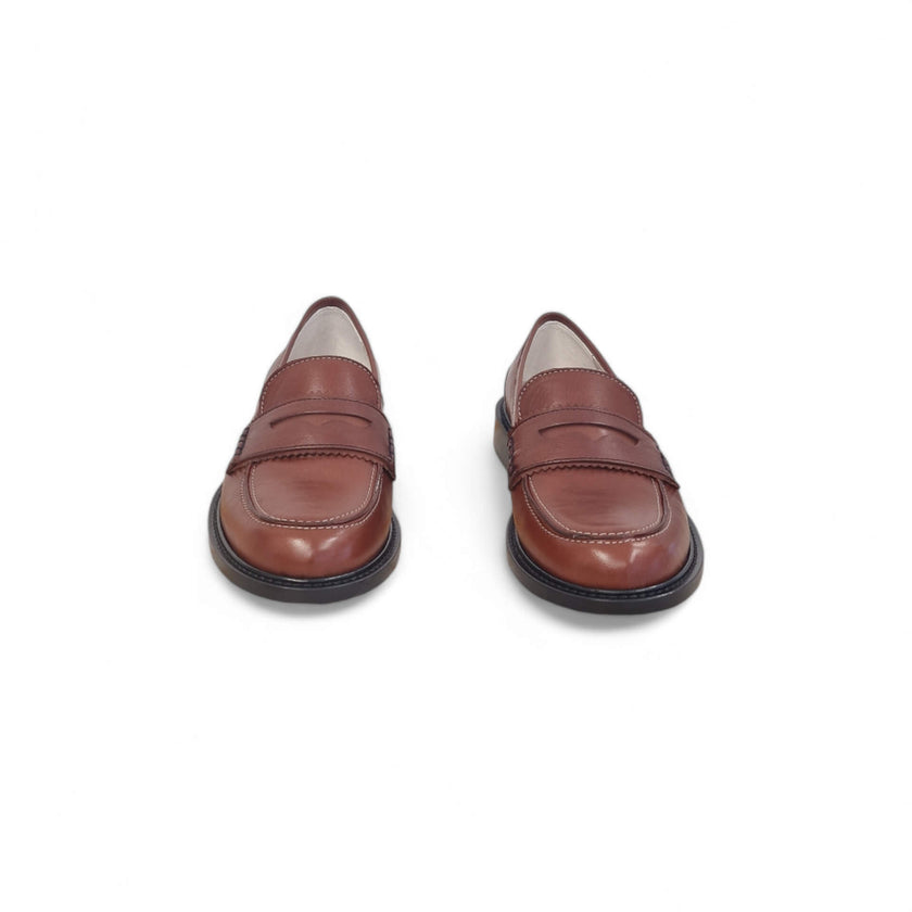 Viola Ricci Gaia - Mocassino nappa glove rhum - basic In Vendita