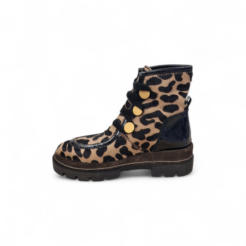 Viola Ricci Gio - Anfibio pelle maculato safari Saldi Di Fabbrica