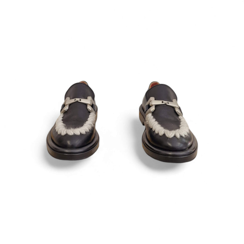 Viola Ricci Gio - Mocassino pelle nera Vendite Flash
