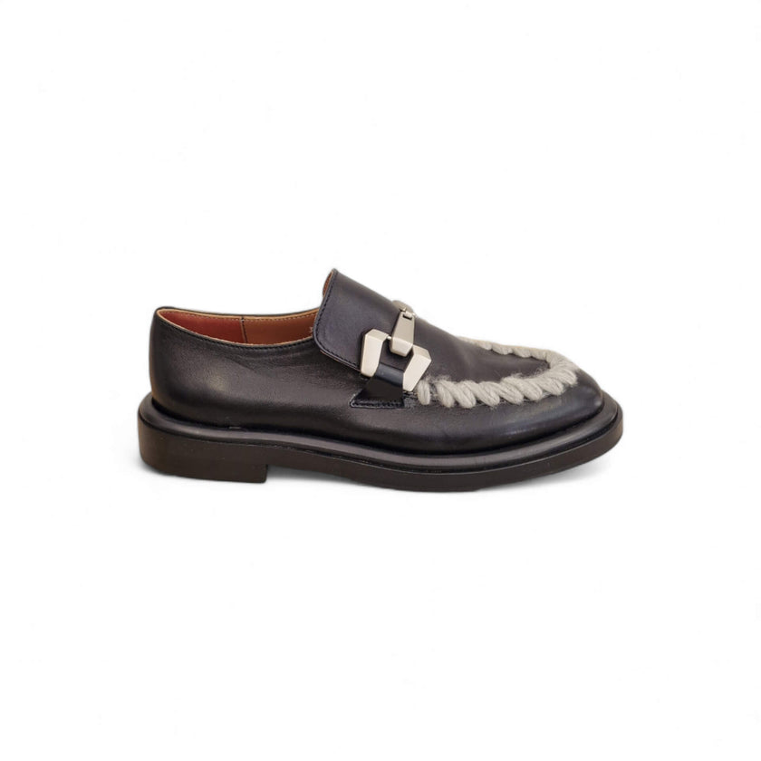 Viola Ricci Gio - Mocassino pelle nera Vendite Flash