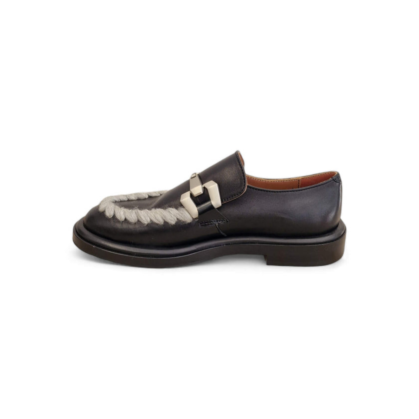 Viola Ricci Gio - Mocassino pelle nera Vendite Flash