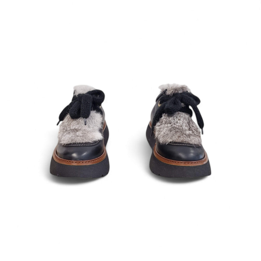 Viola Ricci Gio - Scarpa allacciata nera phar Moda