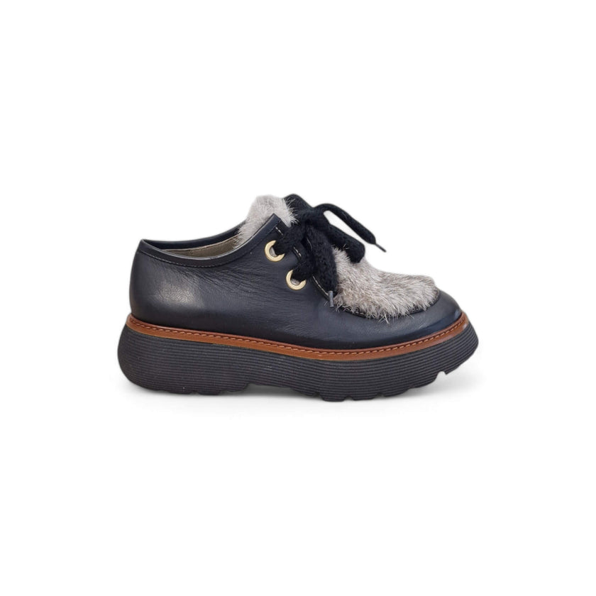 Viola Ricci Gio - Scarpa allacciata nera phar Moda