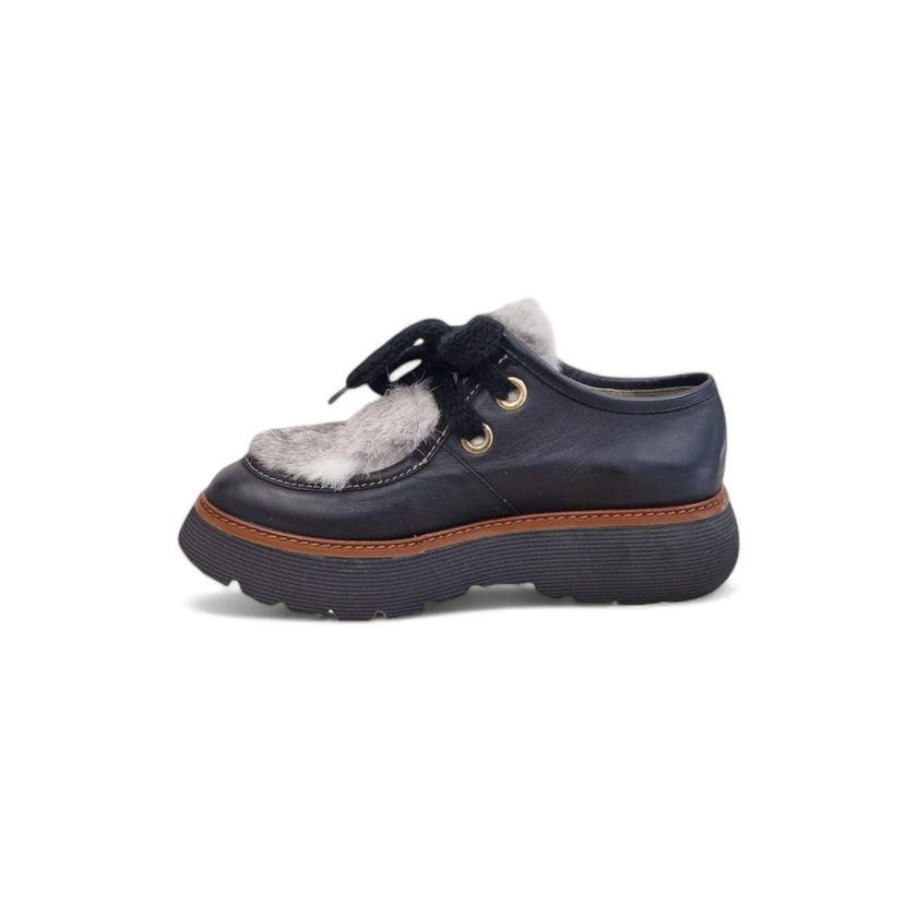 Viola Ricci Gio - Scarpa allacciata nera phar Moda
