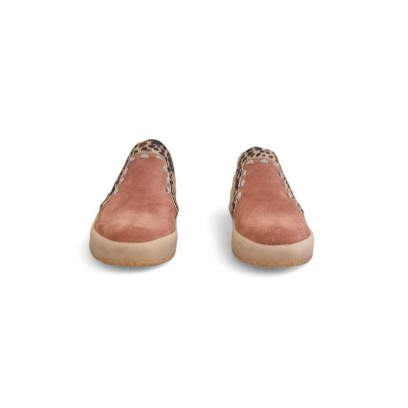 Viola Ricci Regina - slip on in pelle rosa antico animalier - smith Consegna Veloce