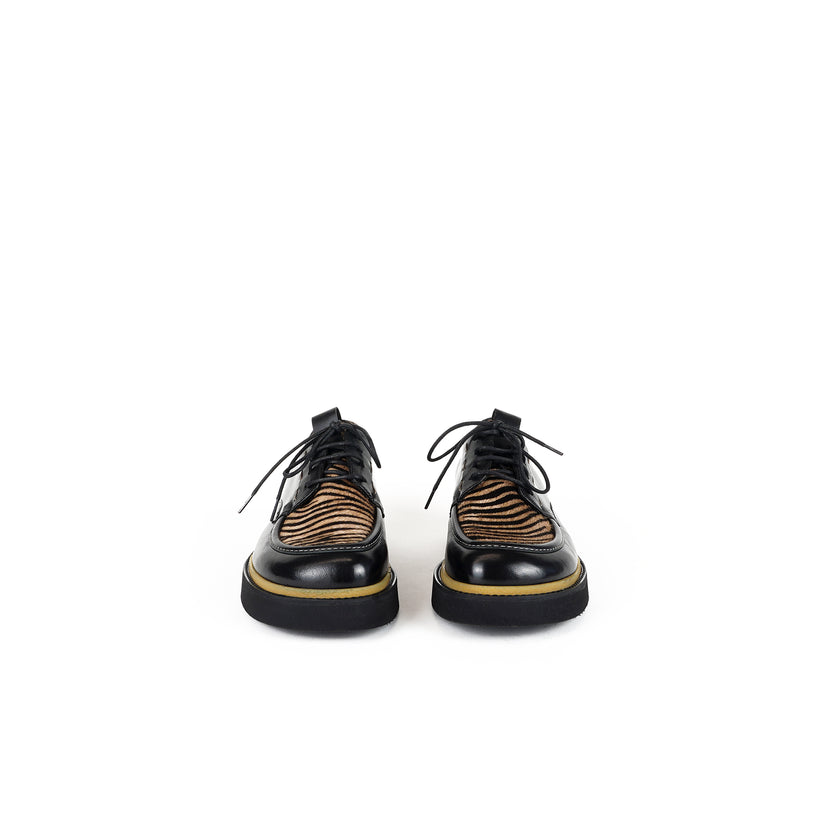 Viola Ricci Alice - Scarpa allacciata Nera Sottocosto