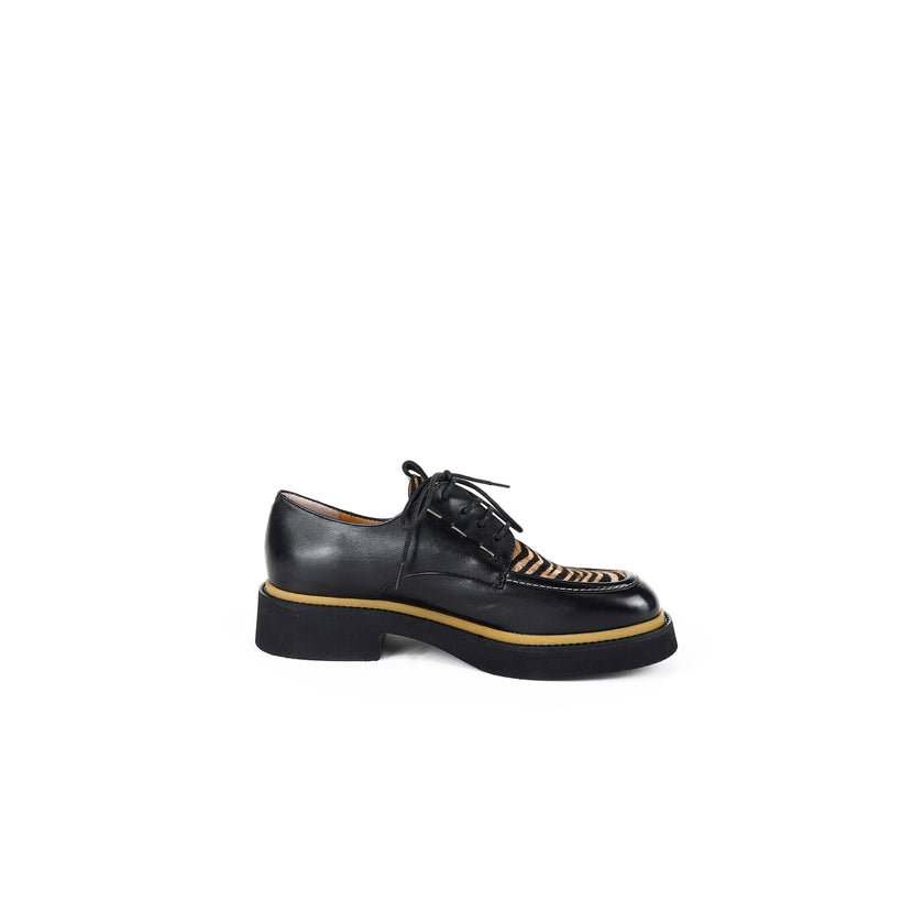 Viola Ricci Alice - Scarpa allacciata Nera Sottocosto