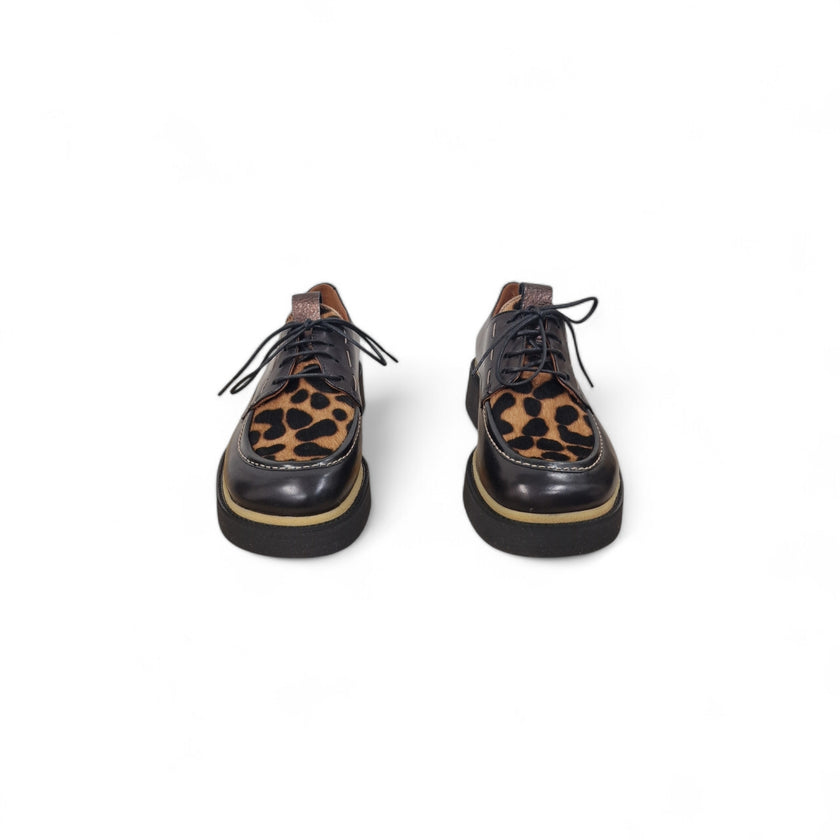 Viola Ricci Alice - Scarpa allacciata Nera Safari Convenienza