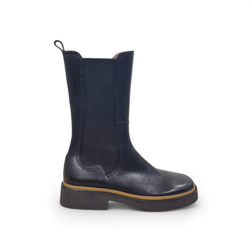 Viola Ricci Alice - Stivale beatles in pelle nera Vendita