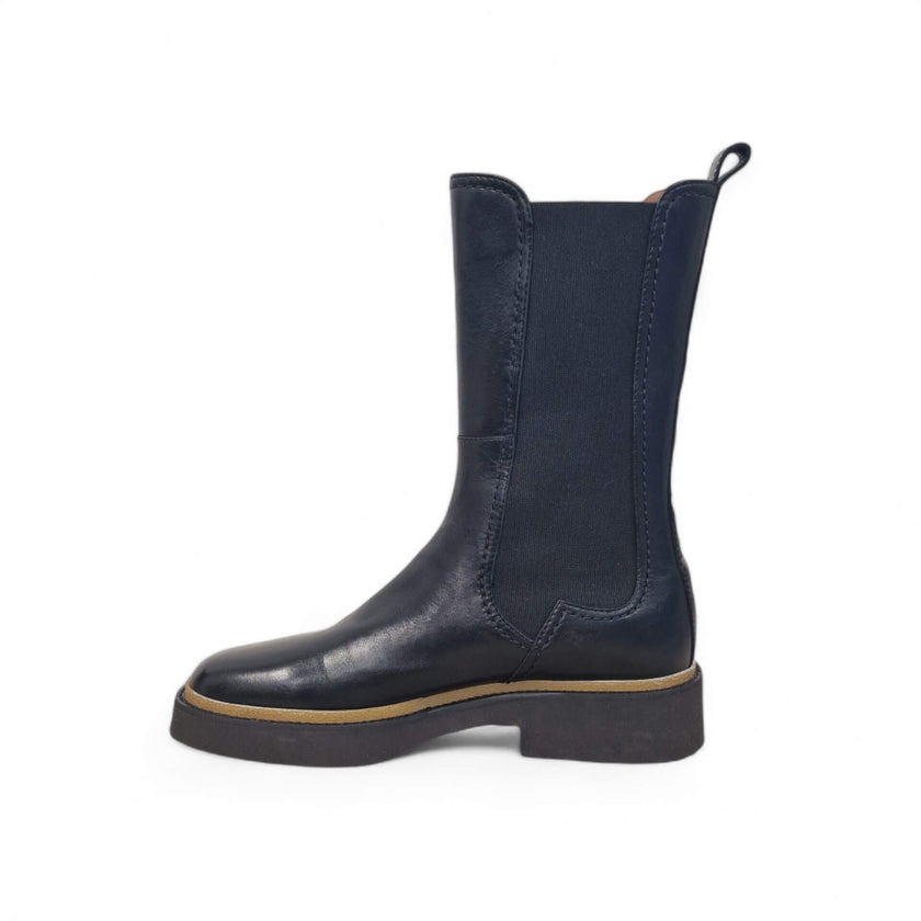 Viola Ricci Alice - Stivale beatles in pelle nera Vendita