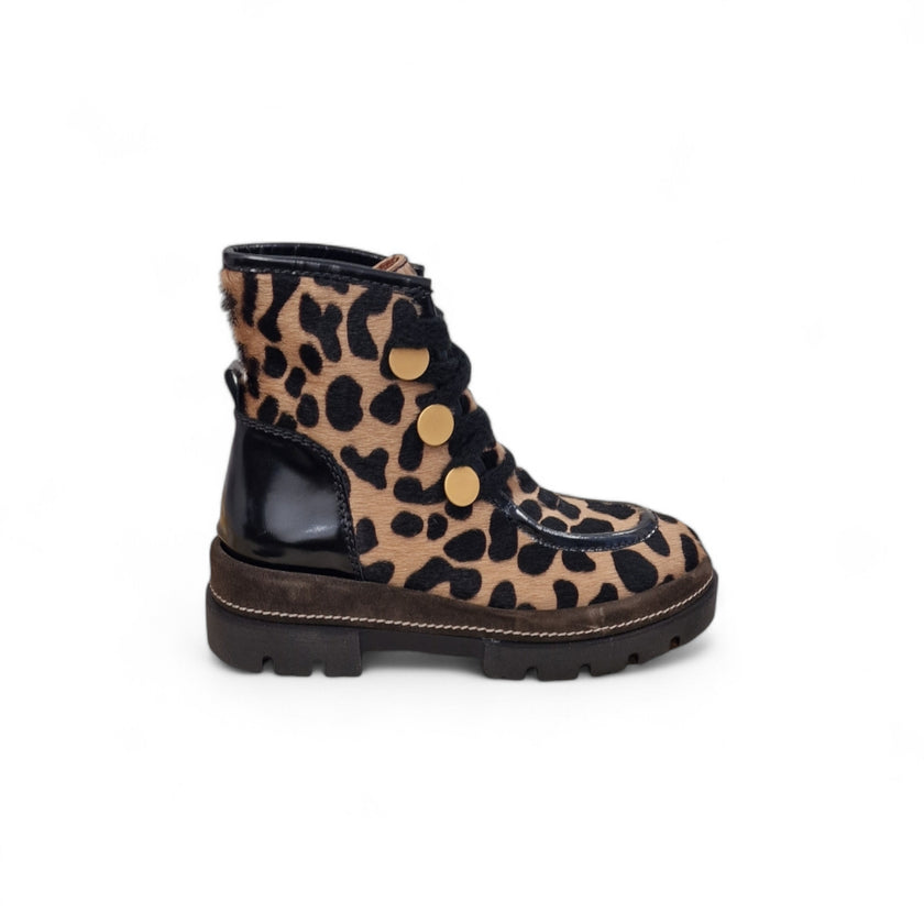 Viola Ricci Gio - Anfibio pelle maculato safari Prezzo Ridotto