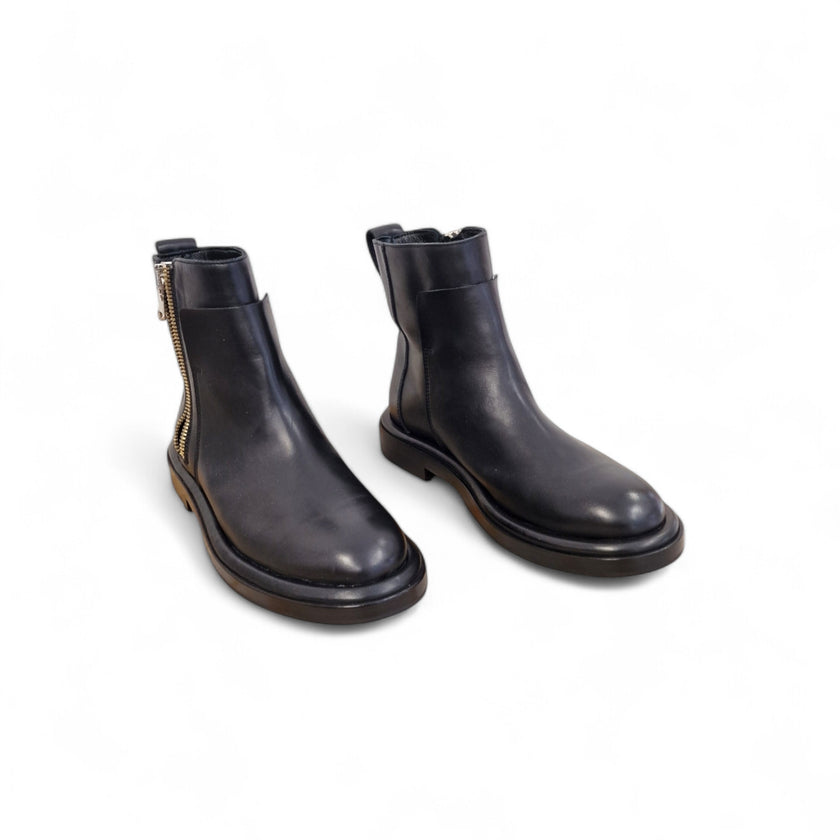 Viola Ricci Gio - Stivaletto in pelle nera Outlet