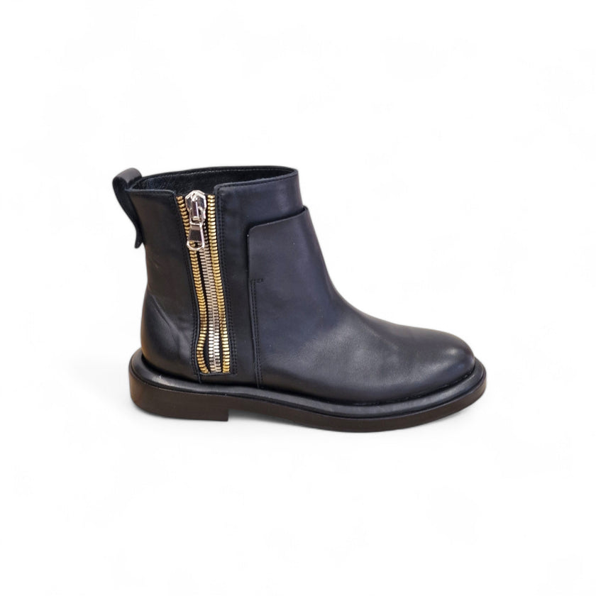Viola Ricci Gio - Stivaletto in pelle nera Outlet