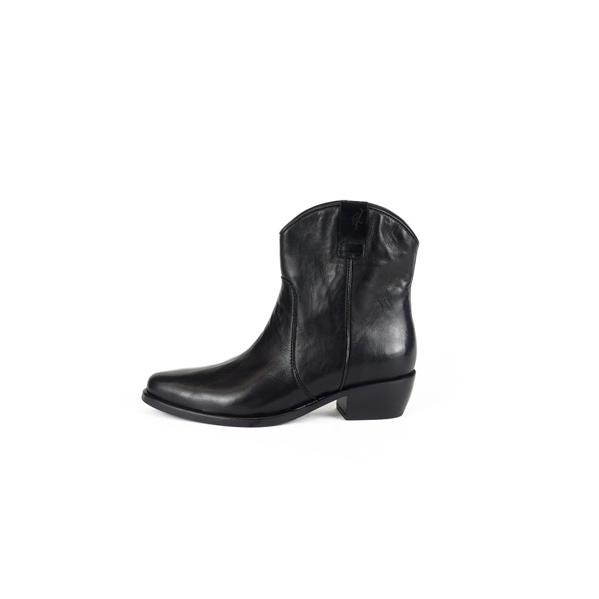 Viola Ricci Luise - Stivaletto texano Nero Vendita Calda