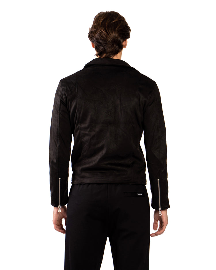 Why not brand Chiodo in camoscio con zip Promozione Limitata