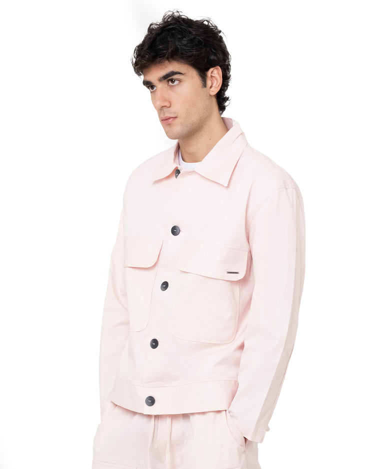 Why not brand Giacca Camicia Manica Lunga con Taschini Bottoni Presa