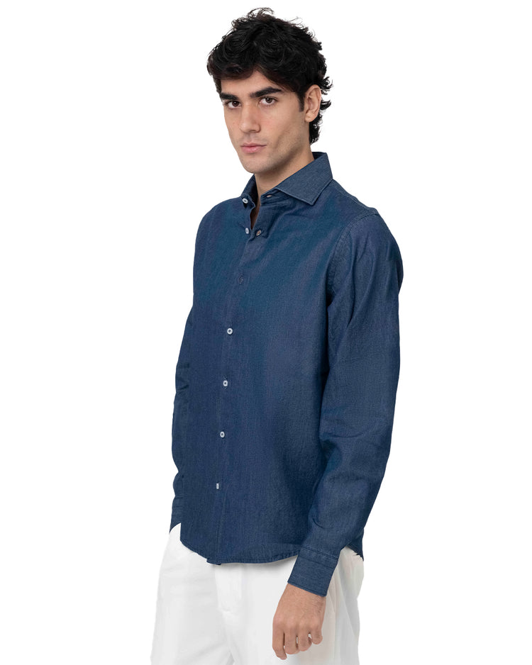Why not brand Camicia Effetto Denim Chambrè Outlet