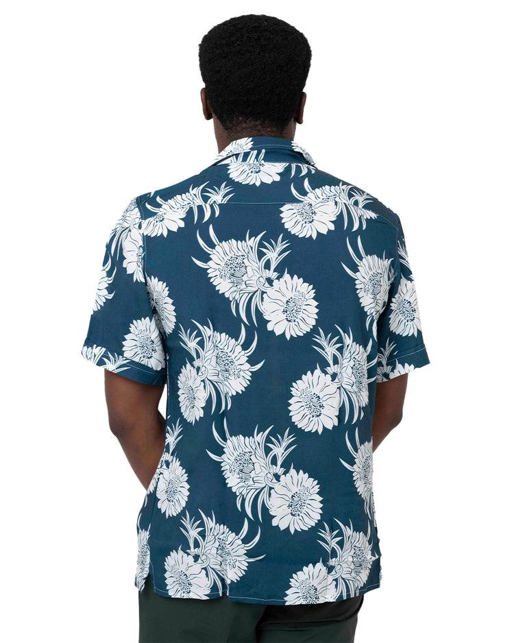 Why not brand Camicia Mezza Manica con Fiori Collo Bowling Saldi
