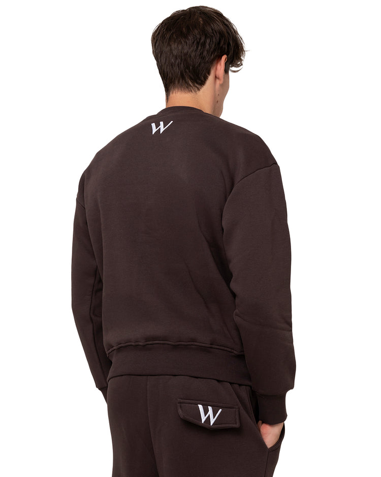Why not brand Felpa essential girocollo In Saldo
