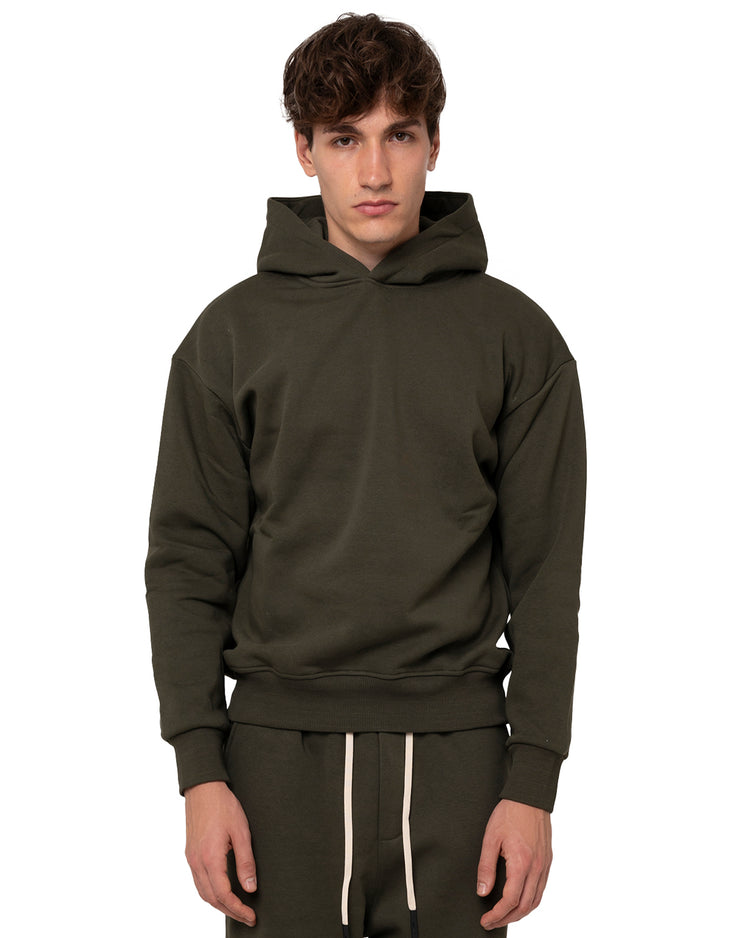 Why not brand Felpa essential con cappuccio Moda