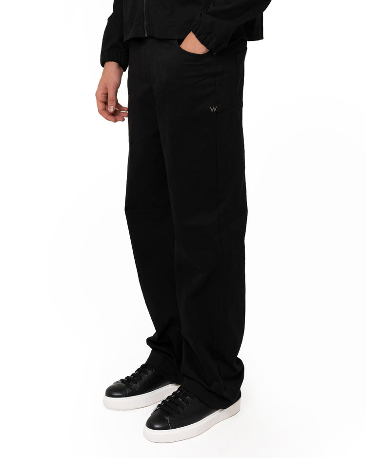 Why not brand Pantalone in denim loose fit In Linea