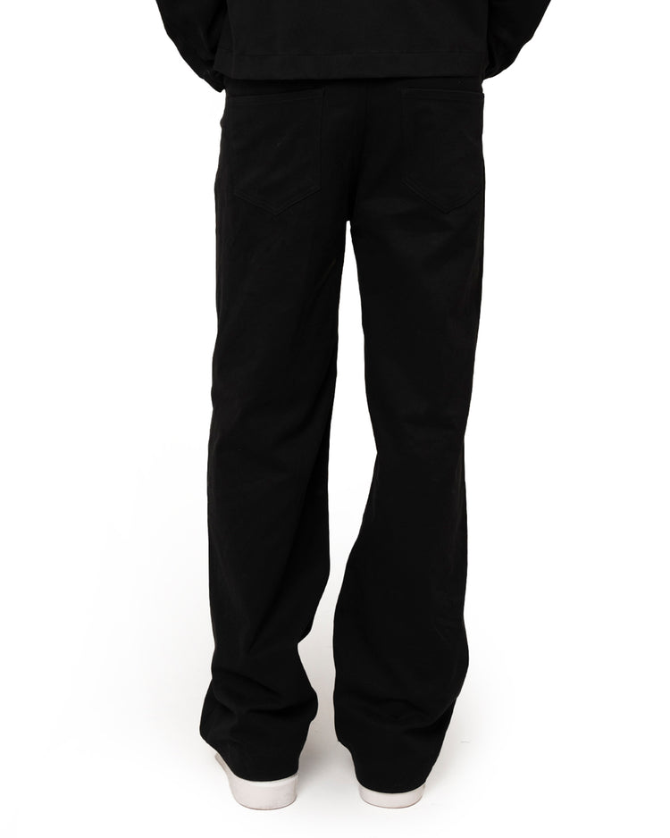 Why not brand Pantalone in denim loose fit In Linea
