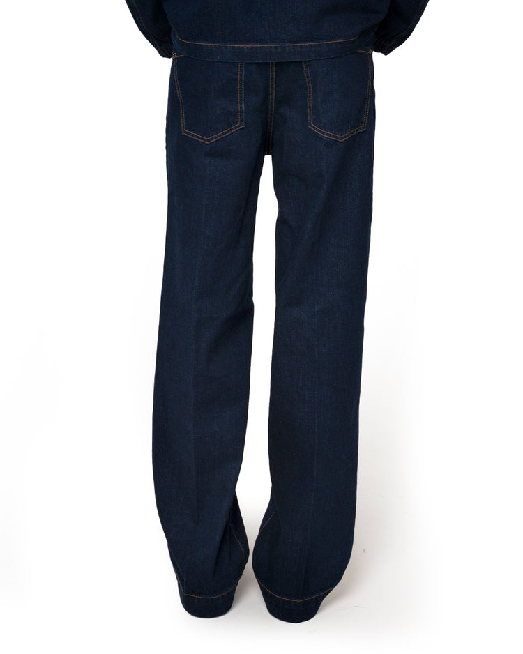 Why not brand Pantalone in denim blu wash Qualità