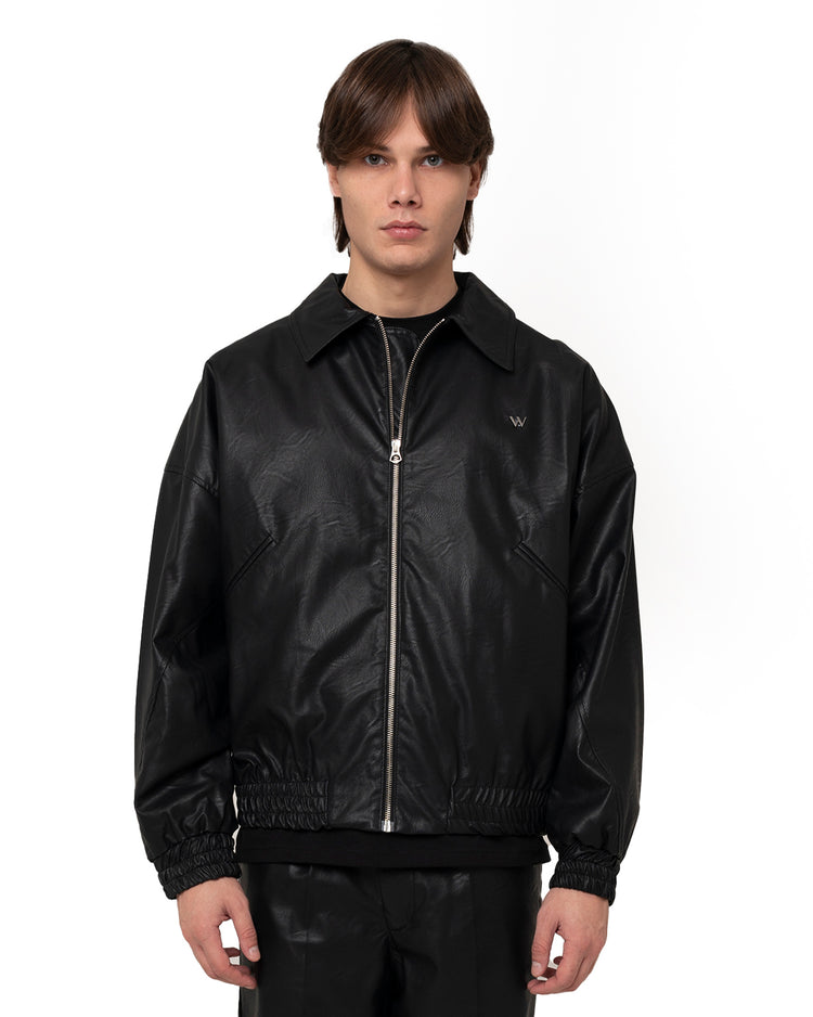 Why not brand Giacca in ecopelle con zip Pezzi Unici