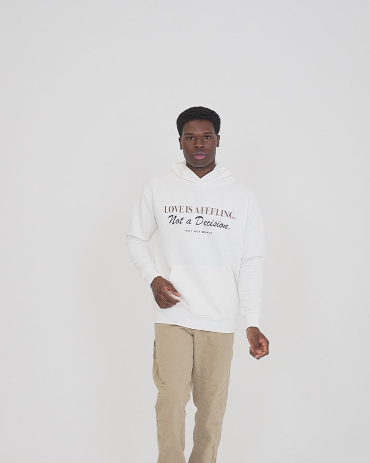 Why not brand Hoodie con Stampa Love is a Feeling Sconto