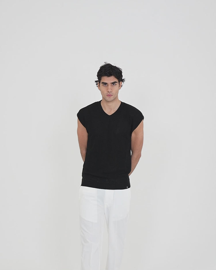 Why not brand Maglia Smanicato con Scollo a V In Vendita