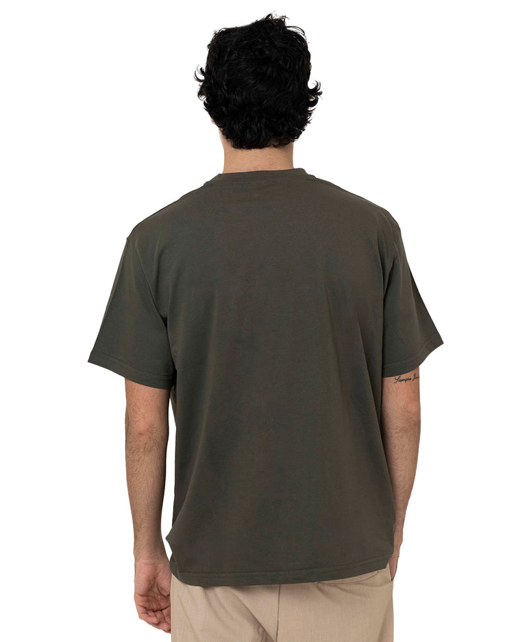 Why not brand T-Shirt Girocollo con Applicazione Sfilacciata Saldi