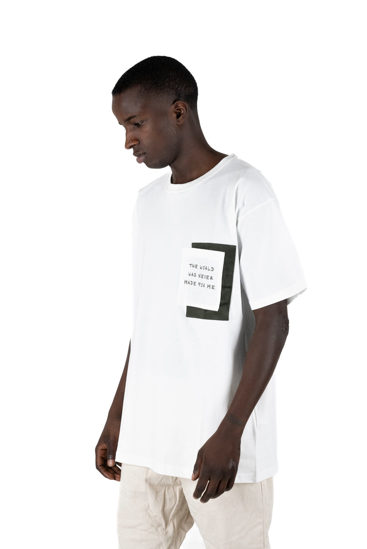 Why not brand T-shirt The World Was Never Made For Me Nuovo