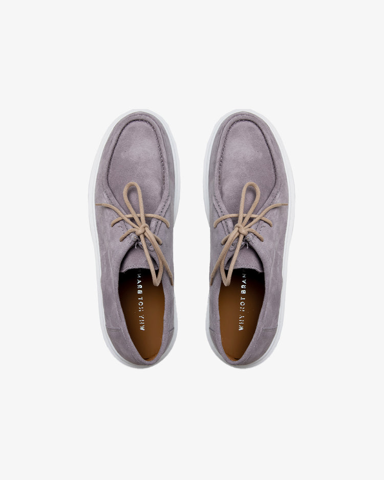 Why not brand Scarpa stringata in camoscio Shopping Online