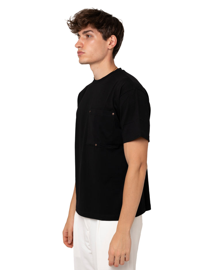 Why not brand T-shirt girocollo con taschino In Vendita