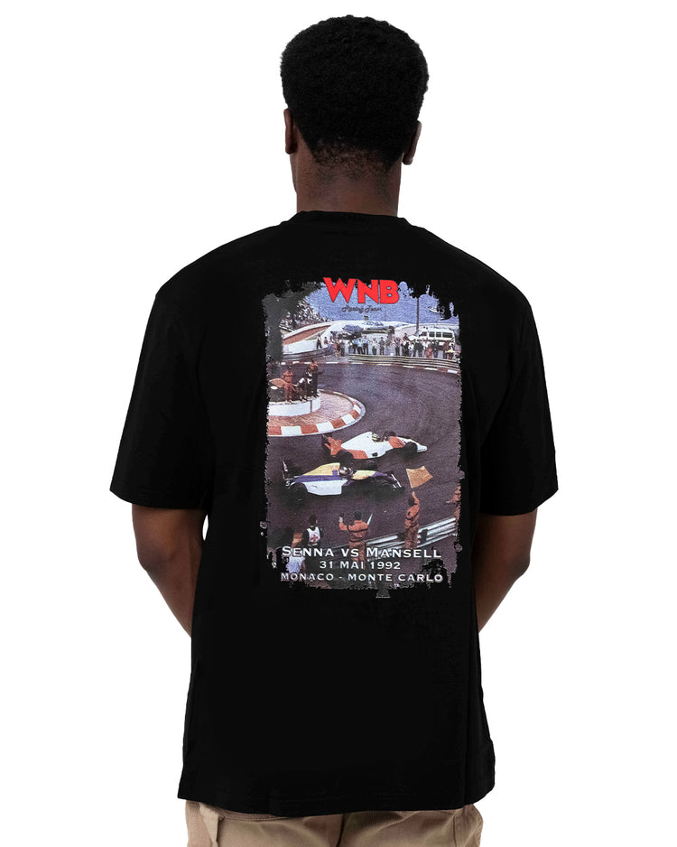 Why not brand T-shirt Girocollo con Stampa Retro gp Montecarlo I Più Venduti