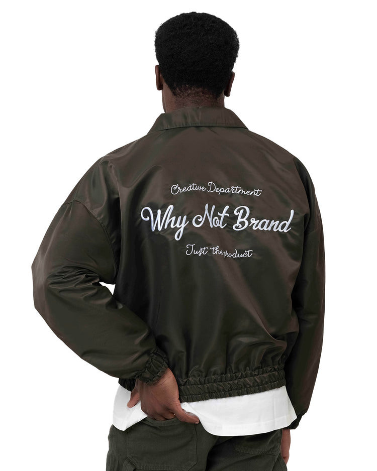 Why not brand Giubbino con Slogan Cucito Retro 2025