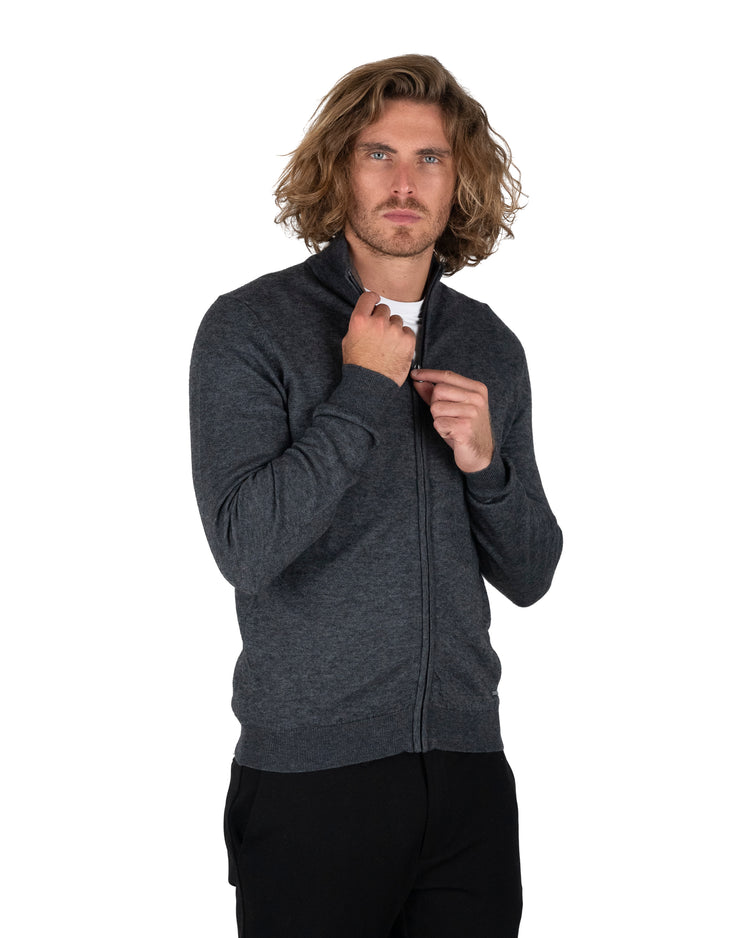 Why not brand Felpa collo alto con zip Consegna Veloce