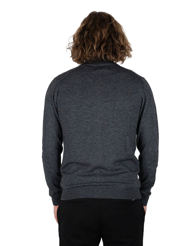 Why not brand Felpa collo alto con zip Consegna Veloce