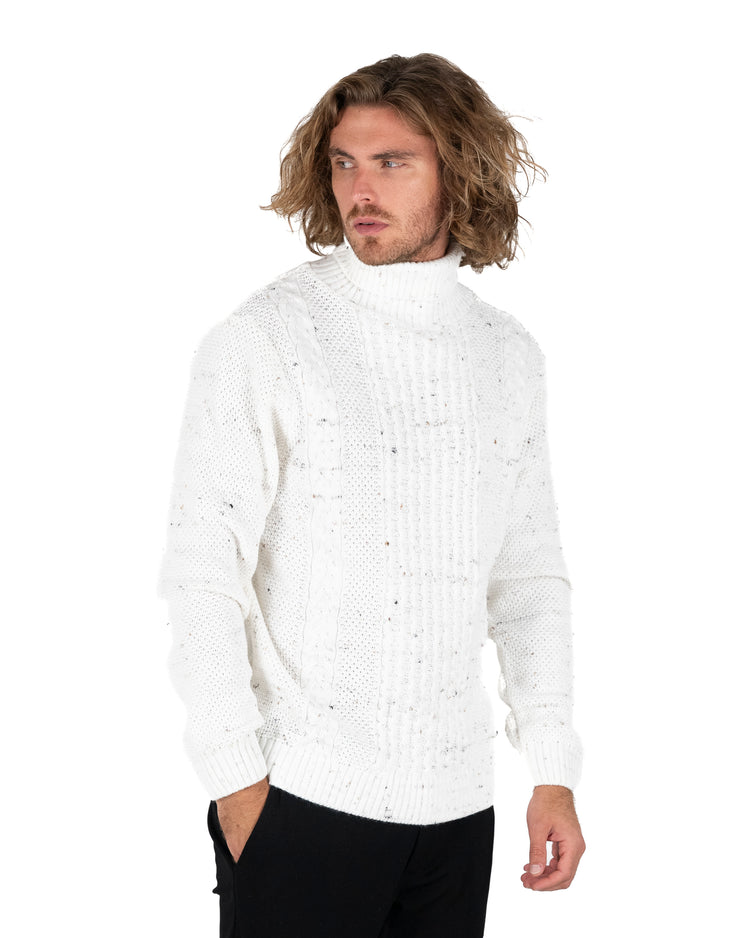 Why not brand Maglione dolcevita a coste Promozione Limitata