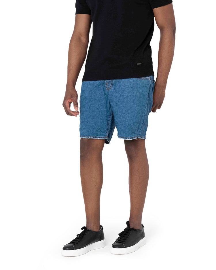 Why not brand Short in Tela Fissa Sfrangiato su Fondo Italia