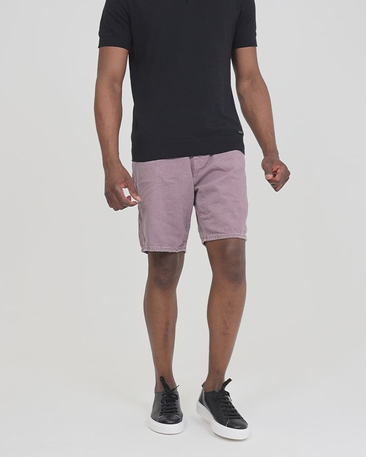Why not brand Short in Tela Fissa Sfrangiato su Fondo Comfort In Linea