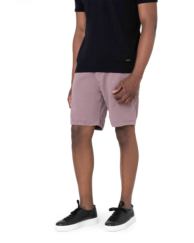 Why not brand Short in Tela Fissa Sfrangiato su Fondo Comfort In Linea