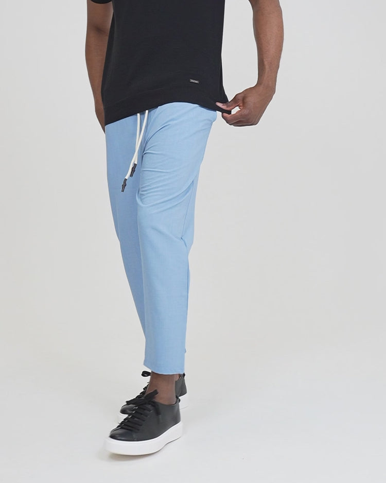 Why not brand Pantalone con Laccio in Vita alla Caviglia Vendita