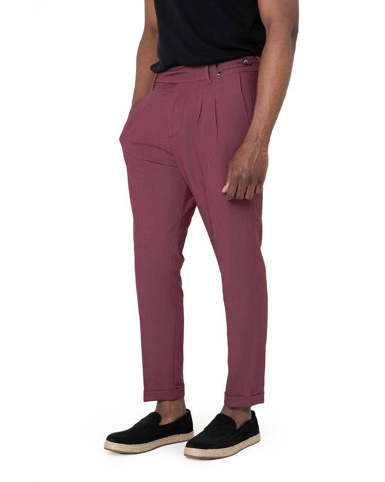Why not brand Pantalone Pinces e Abbottonatura Laterale Spedizione Gratuita