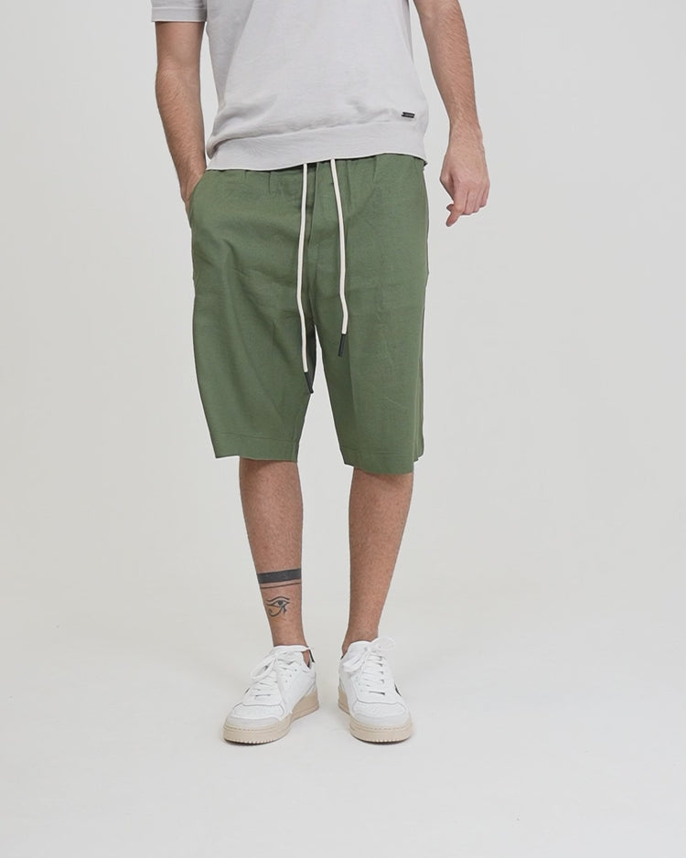 Why not brand Short in Lino Comfort con Laccio Acquista Ora