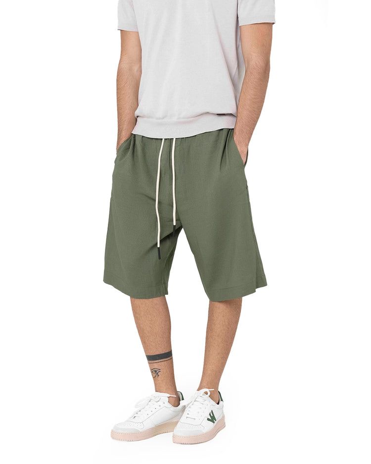 Why not brand Short in Lino Comfort con Laccio Acquista Ora