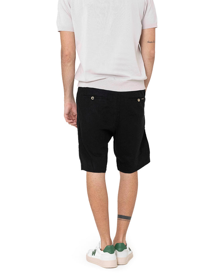 Why not brand Short in Lino con Laccio in Vita Consegna Veloce