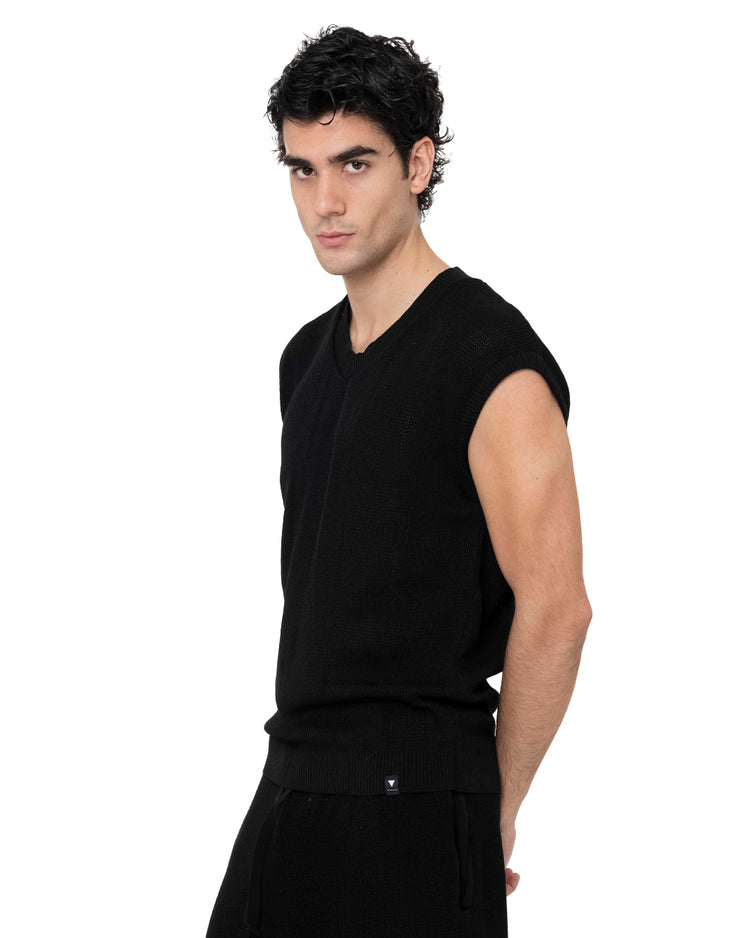 Why not brand Smanica in Maglia a Coste con Vestibilita Comfort In Vendita