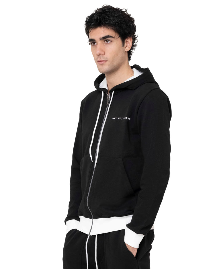 Why not brand Felpa con Zip e Tasche con Cappuccio Saldi