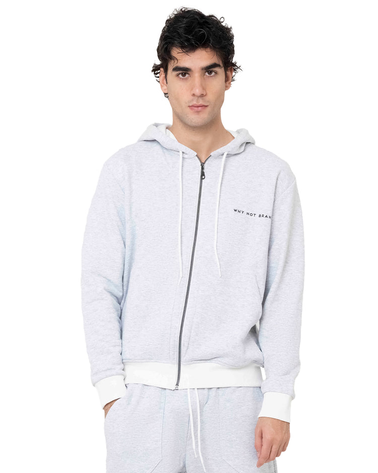 Why not brand Felpa con Zip e Tasche con Cappuccio Saldi